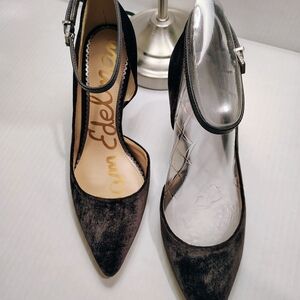 Sam Edelman Black Velvet Women's Heels